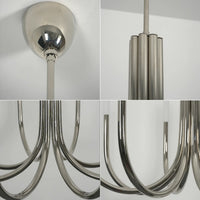 WOMO Candlestick Swoop Arm Chandelier - Rousseau