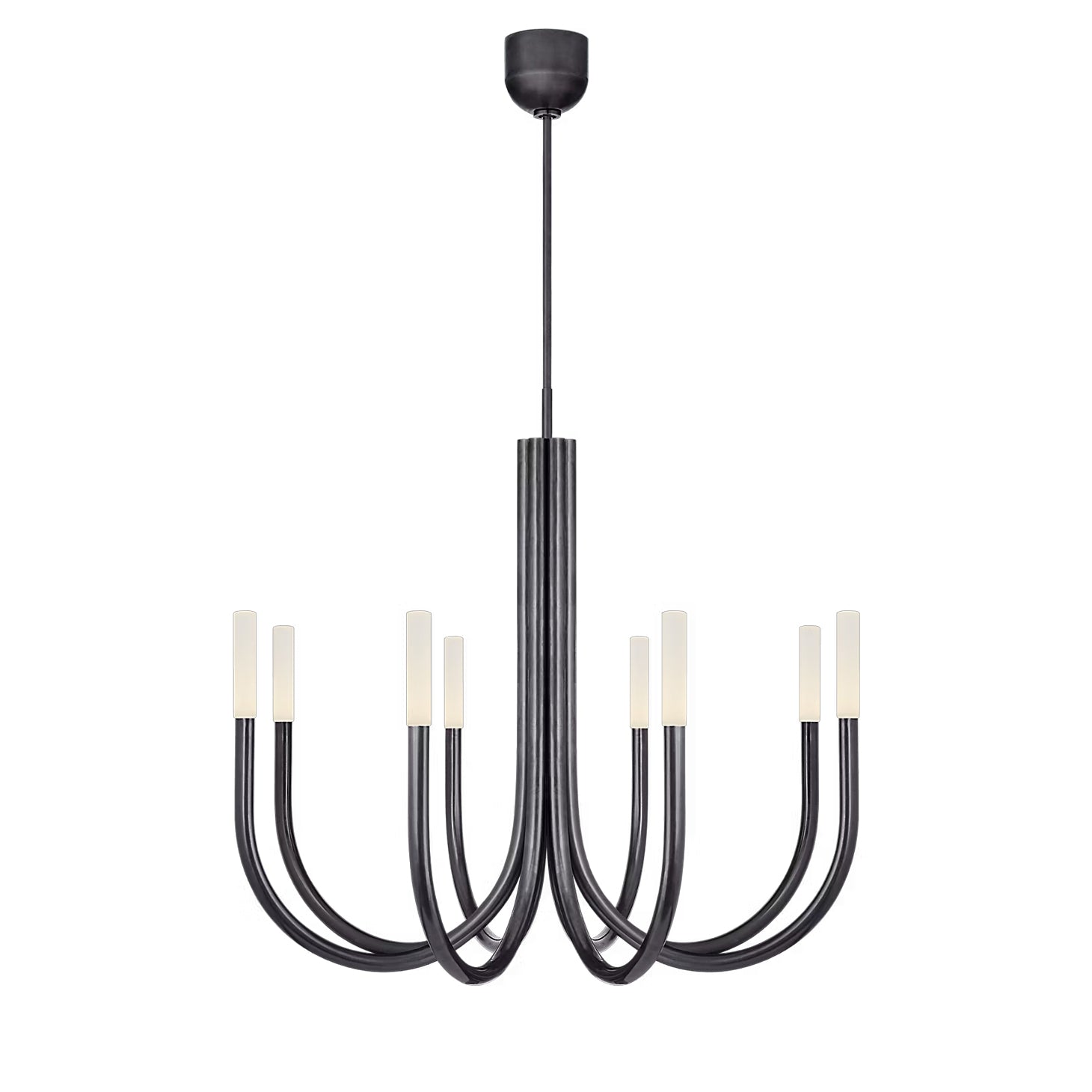 WOMO Candlestick Swoop Arm Chandelier - Rousseau