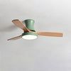 WOMO 3 Wood Blade Hugger Ceiling Fan Lamp-WM5120 thumbnail