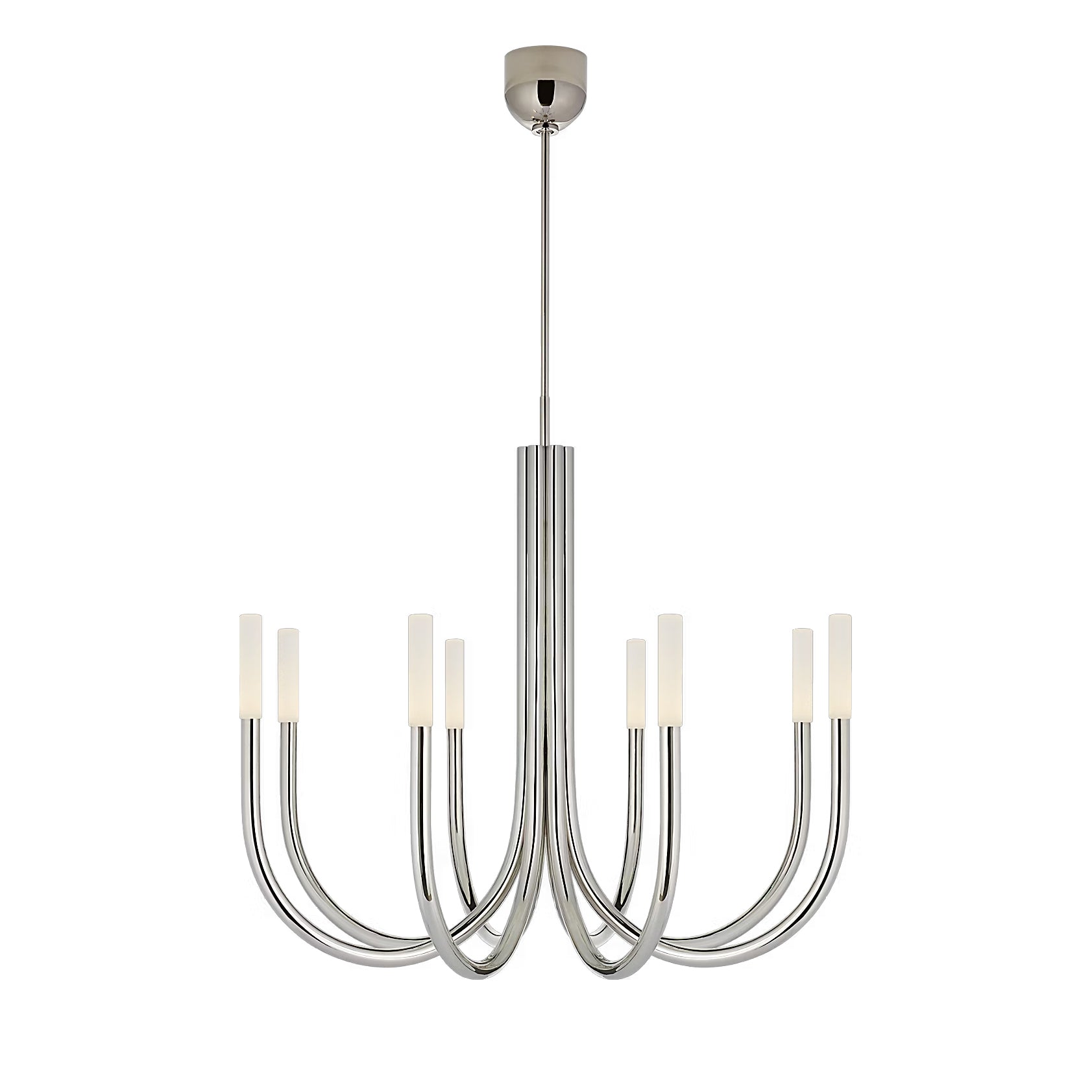 WOMO Candlestick Swoop Arm Chandelier - Rousseau