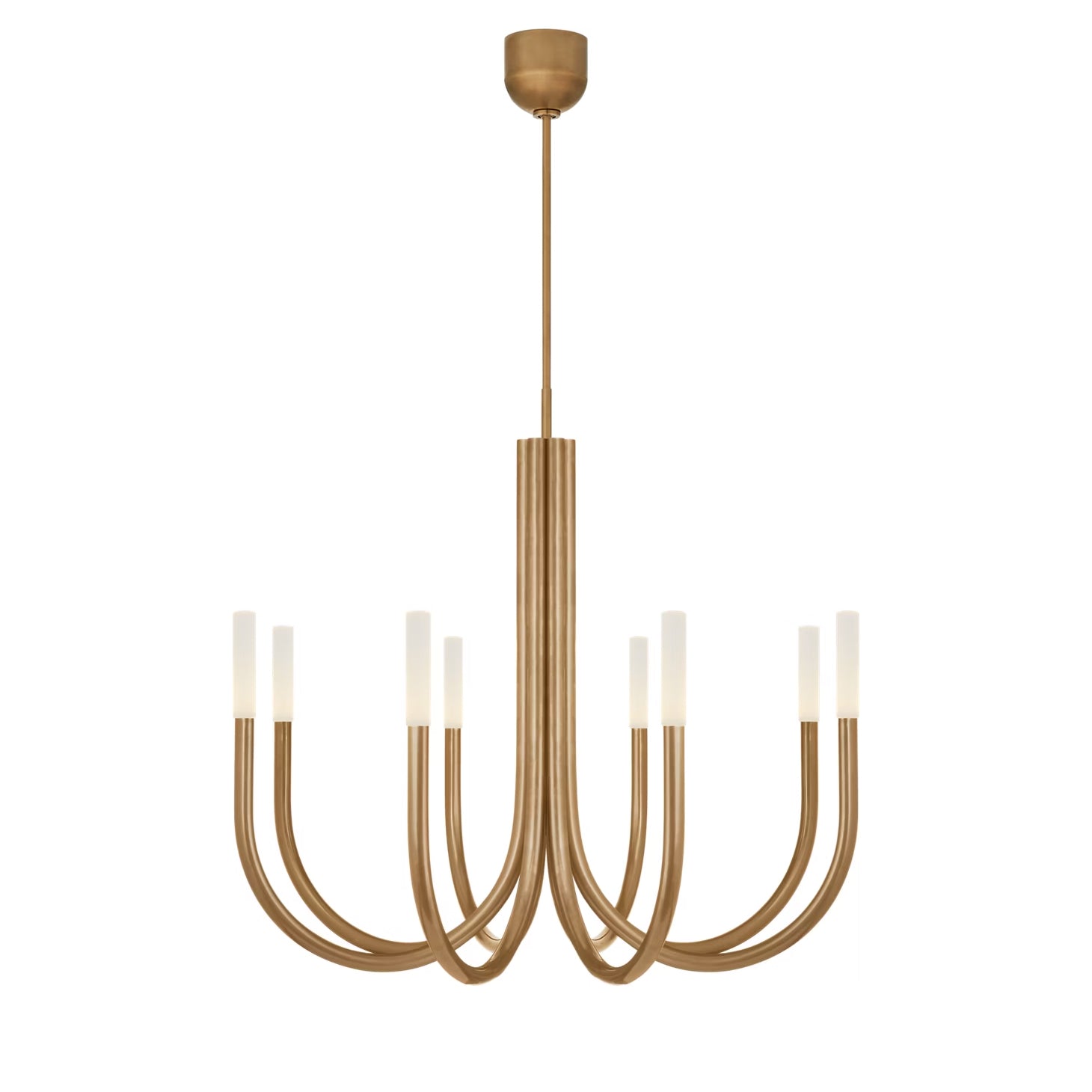 WOMO Candlestick Swoop Arm Chandelier - Rousseau