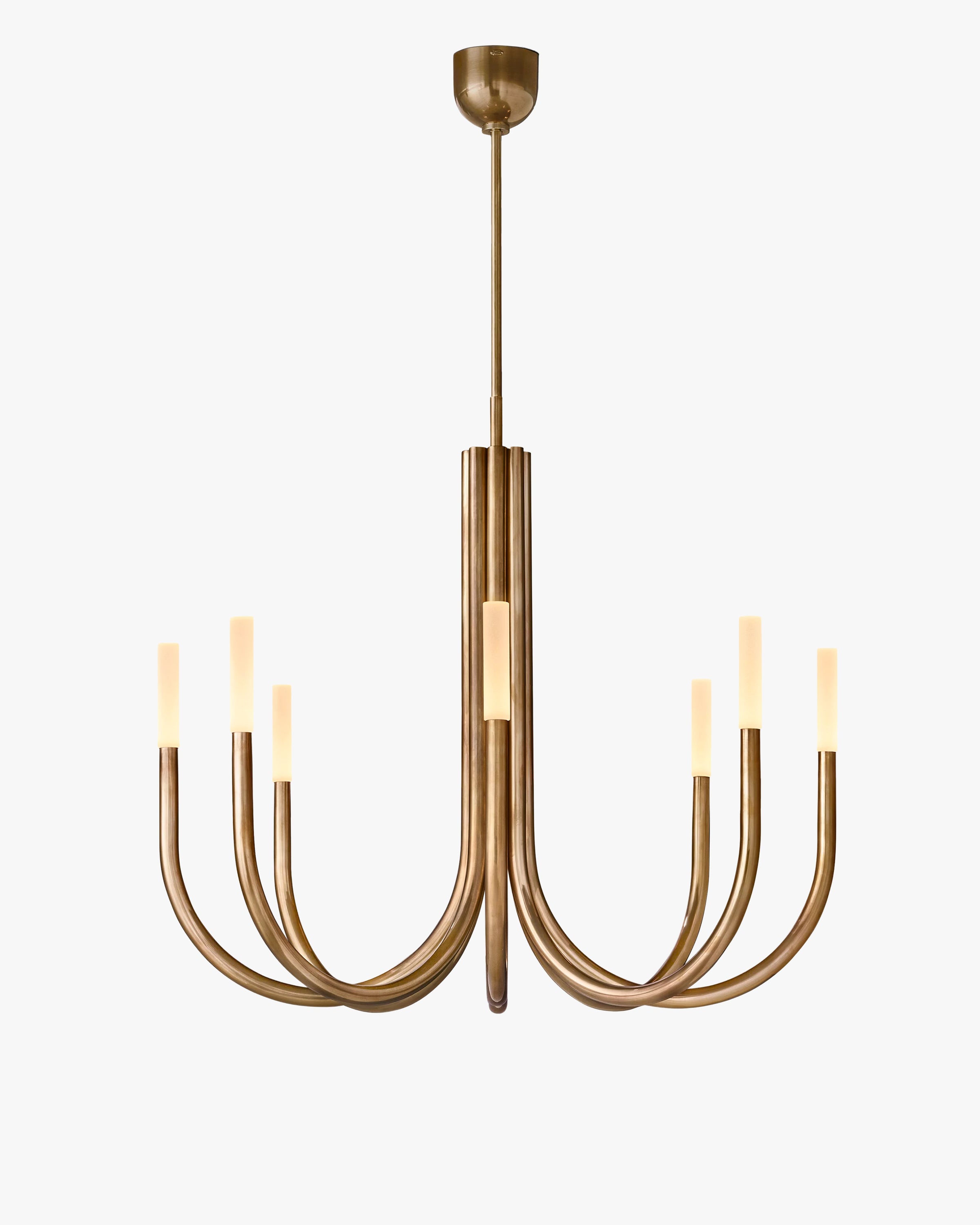 WOMO Candlestick Swoop Arm Chandelier - Rousseau