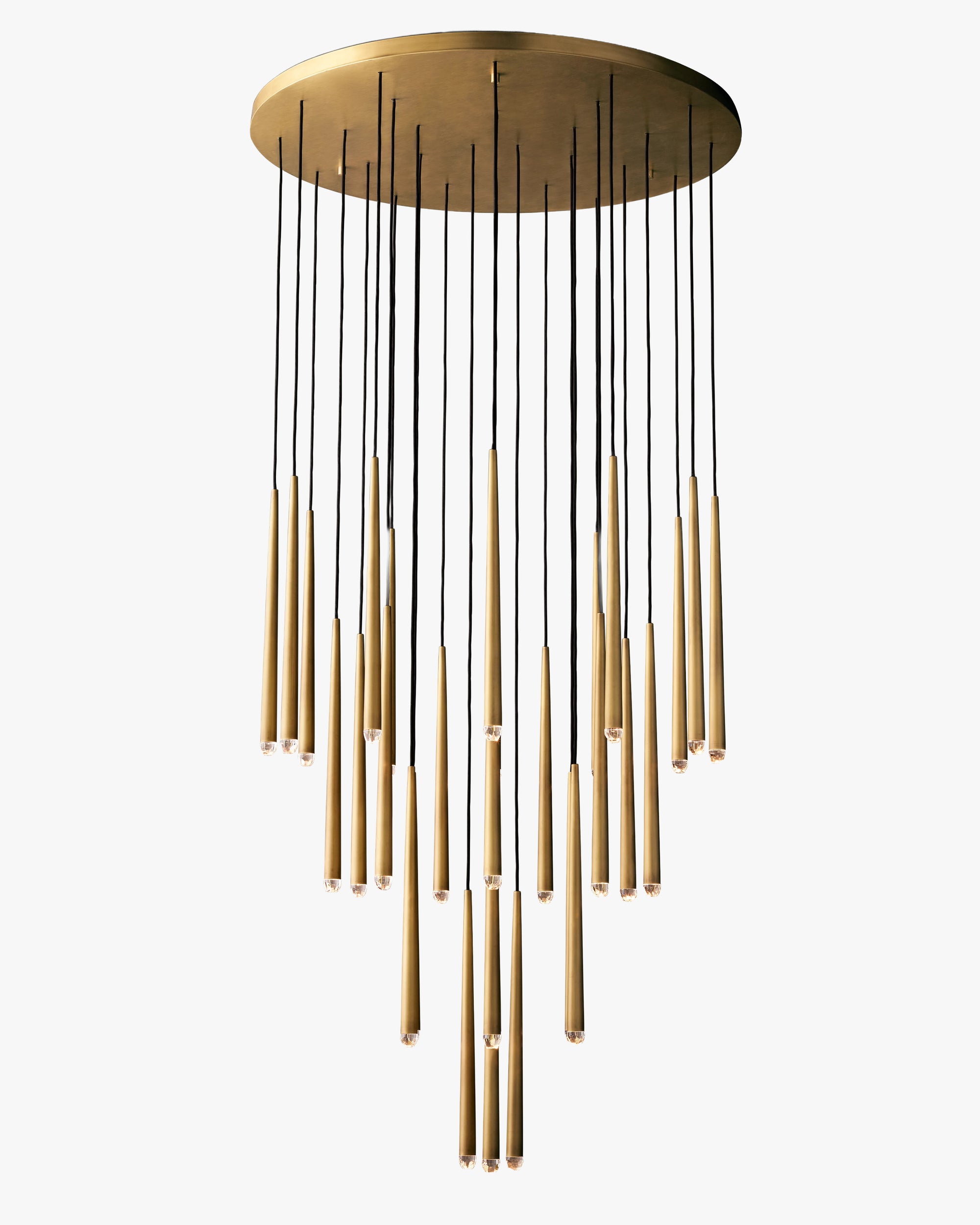 WOMO Pin Cascading Round Chandelier - Aquitaine