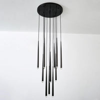 WOMO Pin Cascading Round Chandelier - Aquitaine