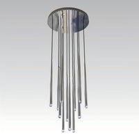 WOMO Pin Cascading Round Chandelier - Aquitaine