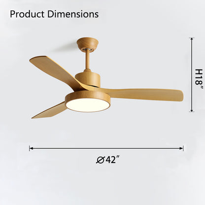 WOMO 3 Blade Modern Ceiling Fan Lamp-WM5123