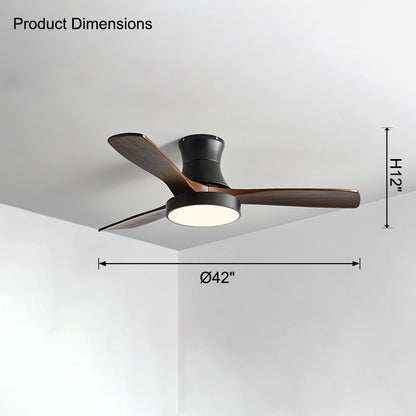 WOMO Low Profile Ceiling Fan Lamp-WM5124