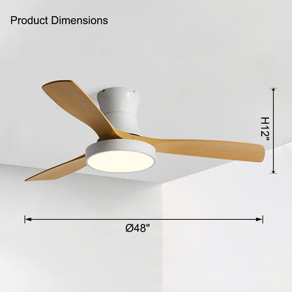 WOMO Low Profile Ceiling Fan Lamp-WM5124