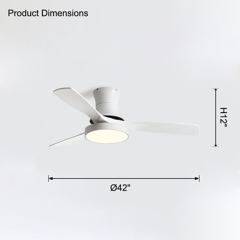 WOMO Low Profile Ceiling Fan Lamp-WM5124