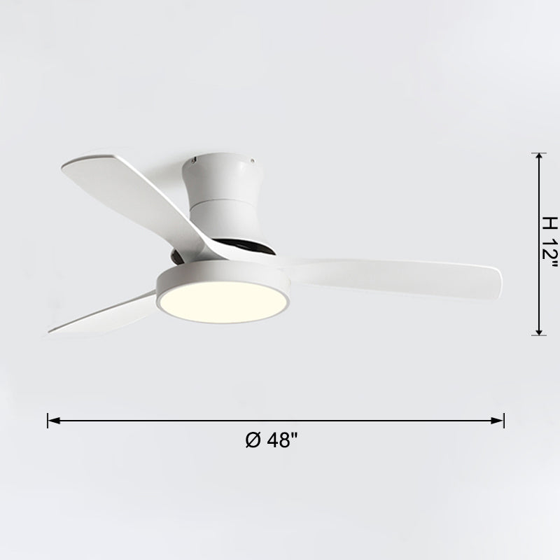 WOMO Low Profile Ceiling Fan Lamp-WM5124