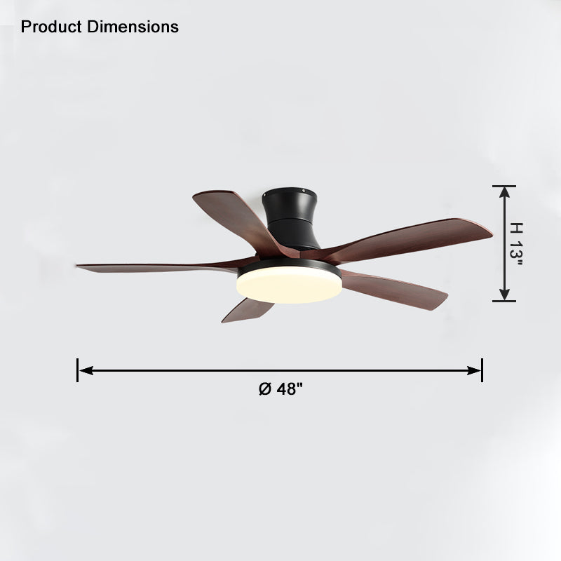 WOMO 5 Blade Modern Ceiling Fan Lamp-WM5126