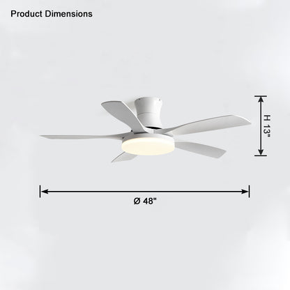 WOMO 5 Blade Modern Ceiling Fan Lamp-WM5126