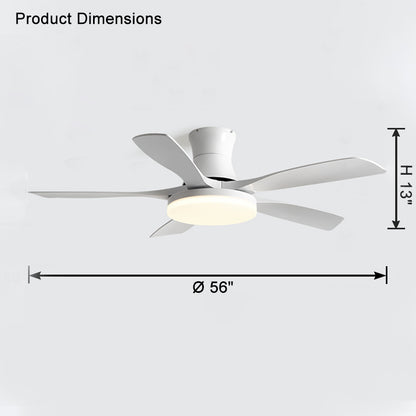 WOMO 5 Blade Modern Ceiling Fan Lamp-WM5126