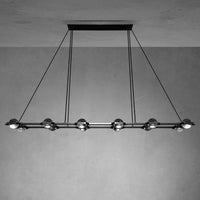 WOMO Globe Crystal Rectangular Chandelier - Eclatant