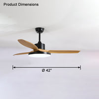 WOMO 3 Blade Ceiling Fan Lamp-WM5127