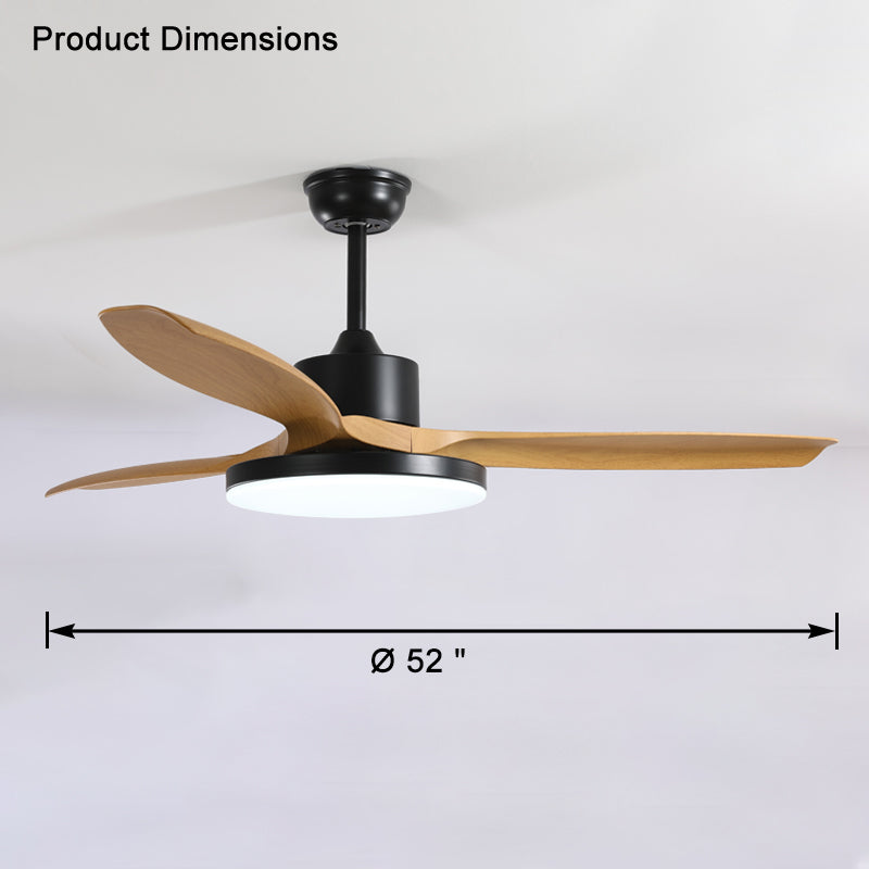 WOMO Scandi Reversible Ceiling Fan with Light-WM5002