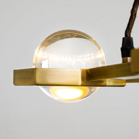 WOMO Globe Crystal Rectangular Chandelier - Eclatant