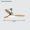 WOMO 3 Blade Ceiling Fan Lamp-WM5127 thumbnail