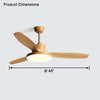 WOMO 3 Blade Ceiling Fan Lamp-WM5127 thumbnail