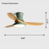 WOMO Flush Mount Ceiling Fan Lamp-WM5128 thumbnail