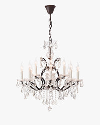WOMO Candelabra Crystal Chandelier - Rococo