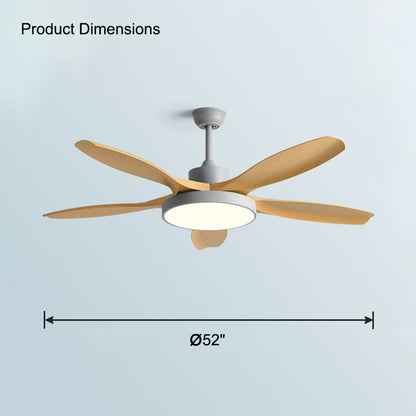 WOMO 5 Blade Modern Ceiling Fan Lamp-WM5129