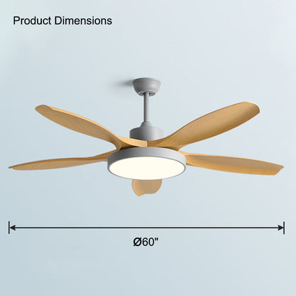 WOMO 5 Blade Modern Ceiling Fan Lamp-WM5129