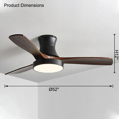 WOMO Low Profile Ceiling Fan Lamp-WM5124