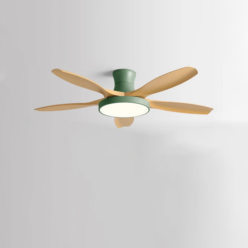 WOMO Scandi Large Flush Mount Ceiling Fan Lamp-WM5130