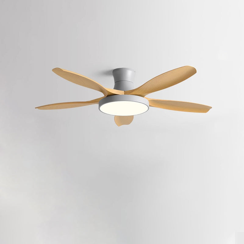 WOMO Scandi Large Flush Mount Ceiling Fan Lamp-WM5130