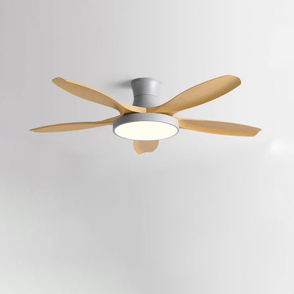 WOMO Scandi Large Flush Mount Ceiling Fan Lamp-WM5130