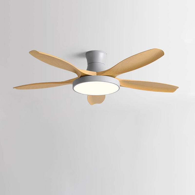 WOMO Scandi Large Flush Mount Ceiling Fan Lamp-WM5130