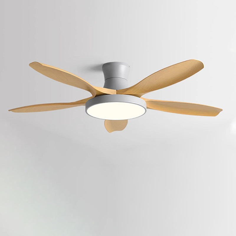 WOMO Scandi Large Flush Mount Ceiling Fan Lamp-WM5130