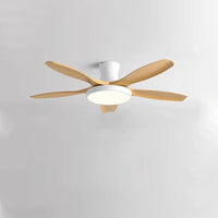 WOMO Scandi Large Flush Mount Ceiling Fan Lamp-WM5130