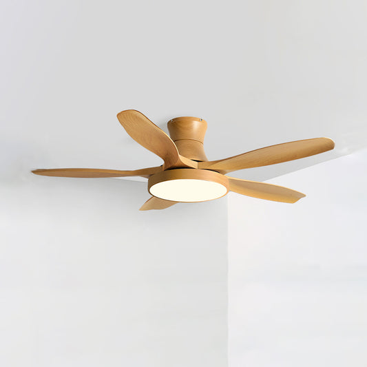 WOMO Scandi Large Flush Mount Ceiling Fan Lamp-WM5130