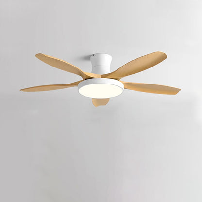 WOMO Scandi Large Flush Mount Ceiling Fan Lamp-WM5130