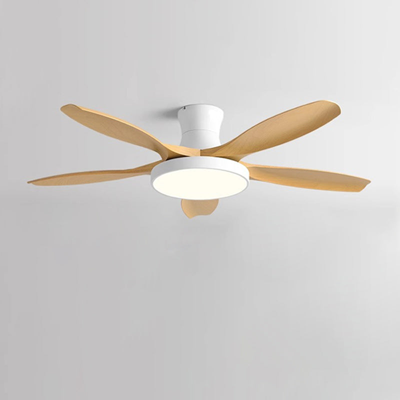 WOMO Scandi Large Flush Mount Ceiling Fan Lamp-WM5130