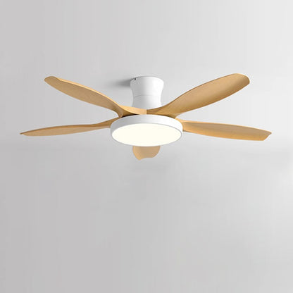 WOMO Scandi Large Flush Mount Ceiling Fan Lamp-WM5130