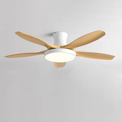 WOMO Scandi Large Flush Mount Ceiling Fan Lamp-WM5130