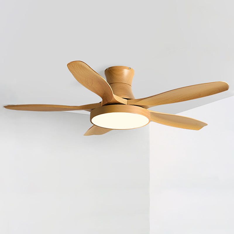 WOMO Scandi Large Flush Mount Ceiling Fan Lamp-WM5130