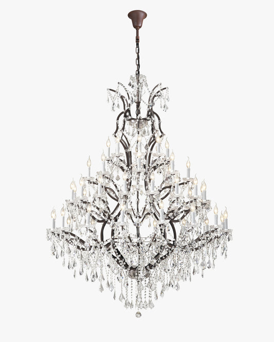 WOMO Candelabra Crystal Chandelier - Rococo