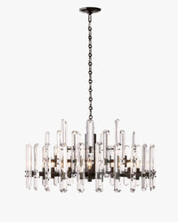 WOMO Crystal Prism Round Chandelier - Bonnington