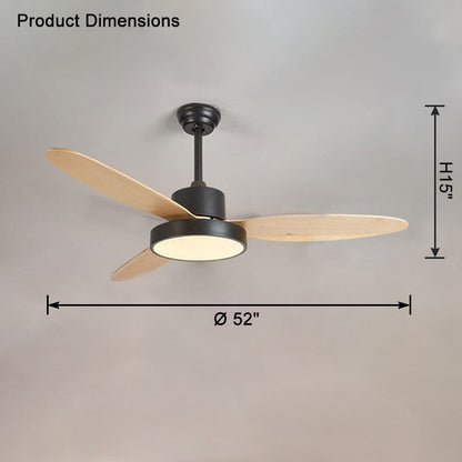 WOMO  3 Blade Ceiling Fan Lamp-WM5132