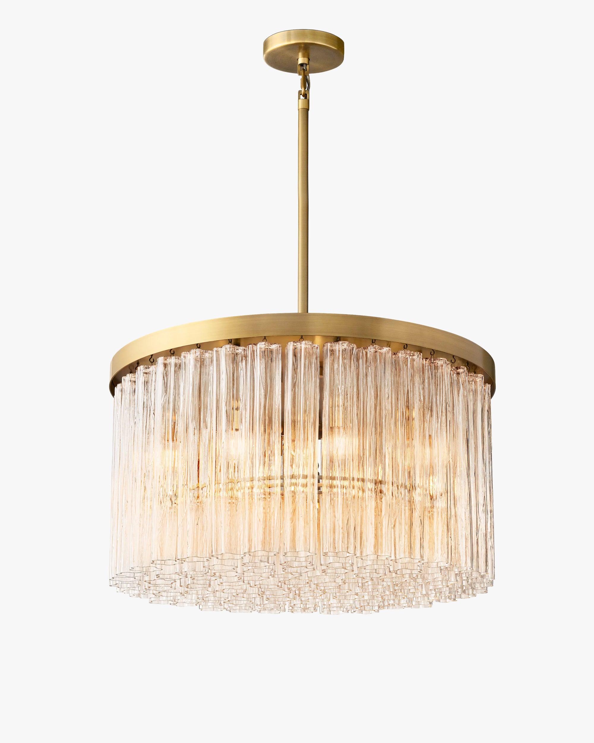 WOMO Tronchi Glass Round Chandelier - Cielo