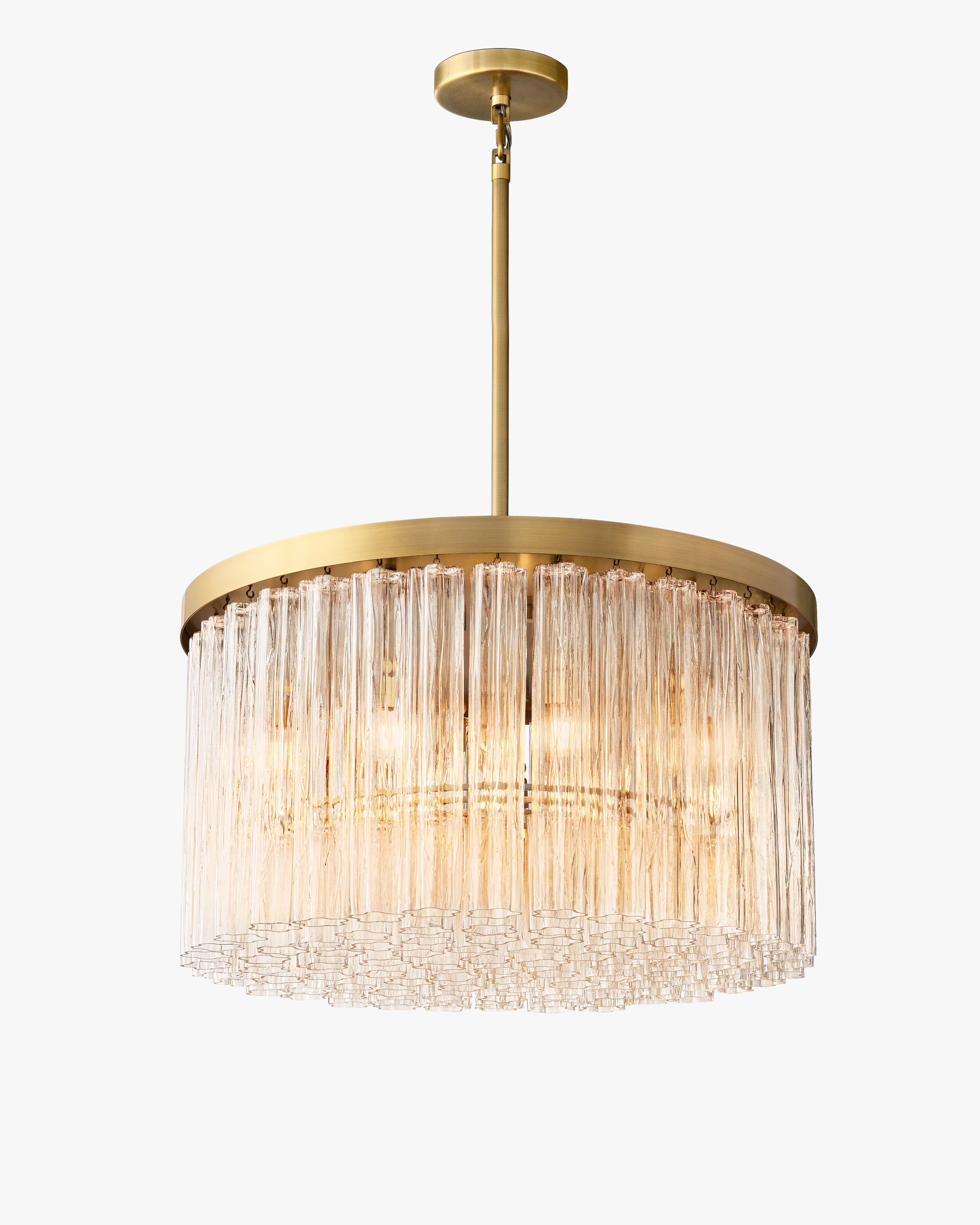 WOMO Tronchi Glass Round Chandelier - Cielo
