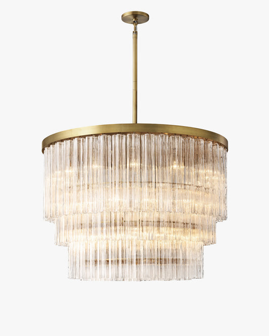 WOMO Tronchi Glass Tiered Chandelier - Cielo