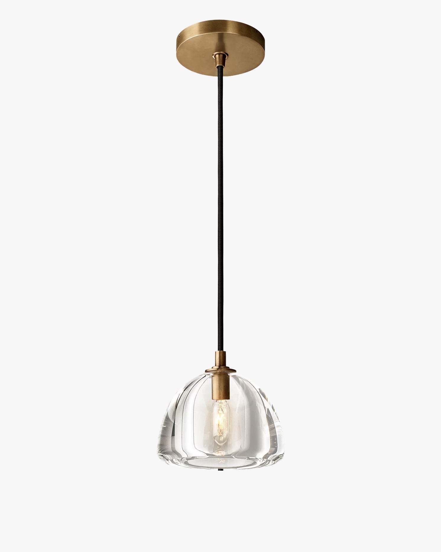 WOMO 7 Inch Crystal Pendant Light - Hemisphere