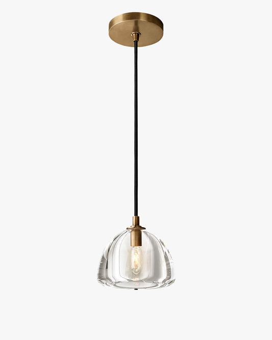 WOMO 7 Inch Crystal Pendant Light - Hemisphere