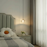 WOMO 7 Inch Crystal Pendant Light - Hemisphere