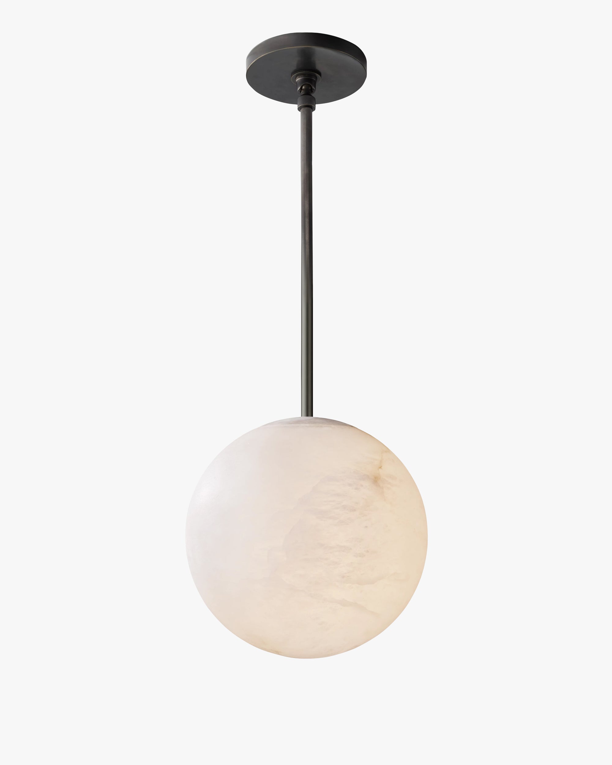WOMO 11 Inch Hand-carved Alabaster Globe Pendant Light - Celestial
